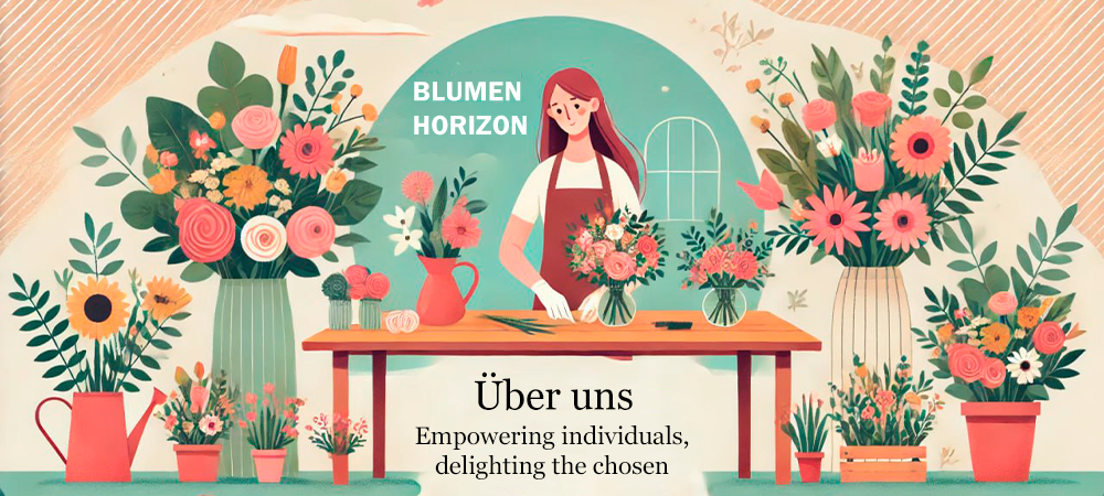 Über uns. Empowering individuals, delightning the chosen. BlumenHorizon